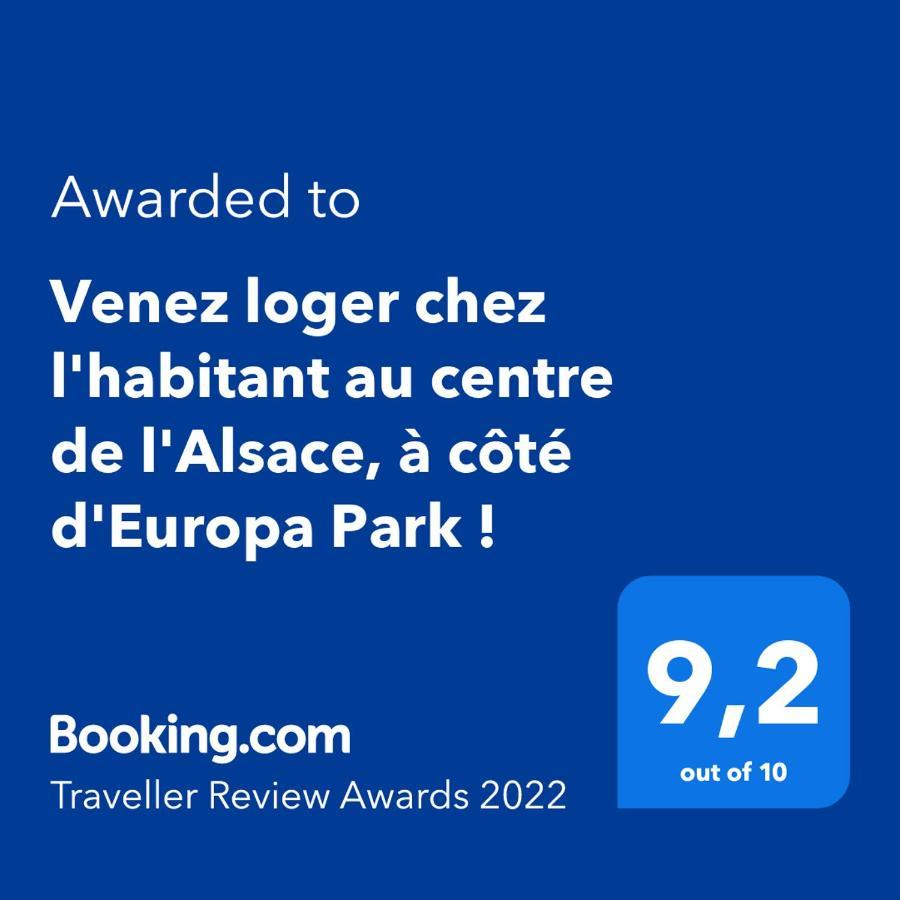 Venez Loger Chez L'Habitant Au Centre De L'Alsace, A Cote D'Europa Park ! Hotell Marckolsheim Eksteriør bilde